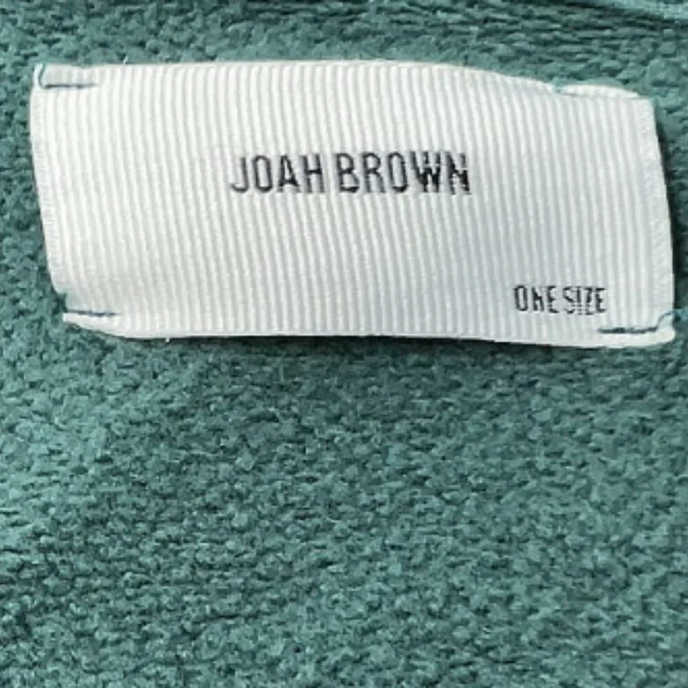 Joah Brown Oversized Empire Hoodie Sweatshirt in Jade One Size - Picture 5 of 5
